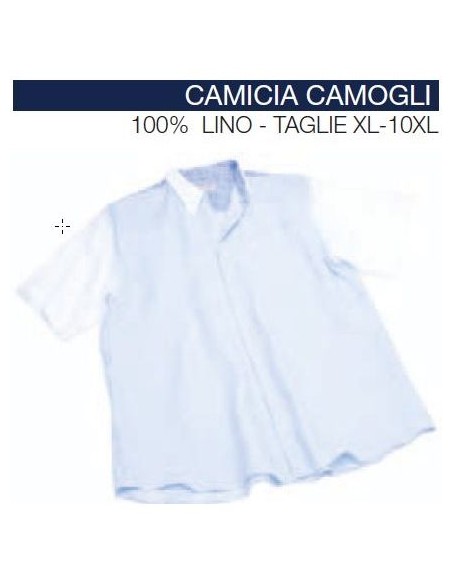 Camicia mezza manica Maxfort CAMOGLI tricolore