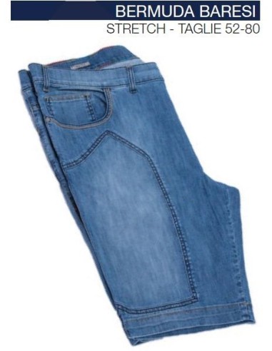 Bermuda Maxfort jeans inserti BARESI