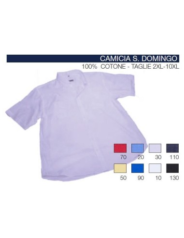 Camicia mezza manica Maxfort t.u. doppio tasca SANTO DOMINGO