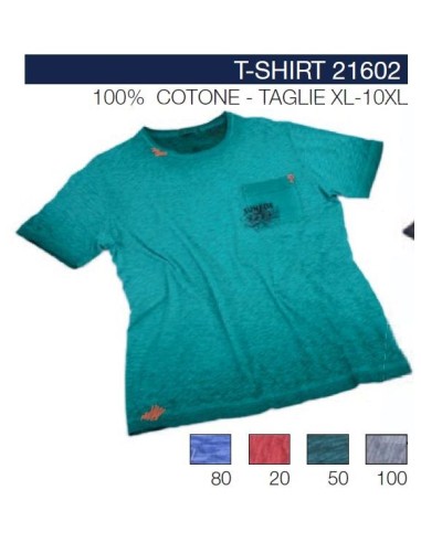 Tshirt Maxfort taschino e fiore 21602