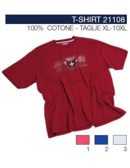 Tshirt Maxfort stampa petto 21108