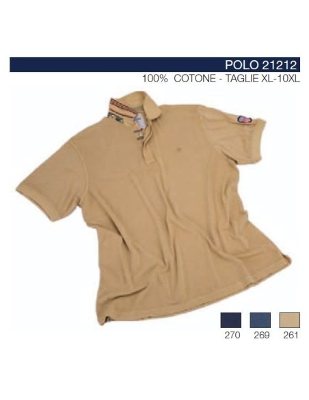 Polo mezze maniche 21212  Maxfort t.capo ricamo