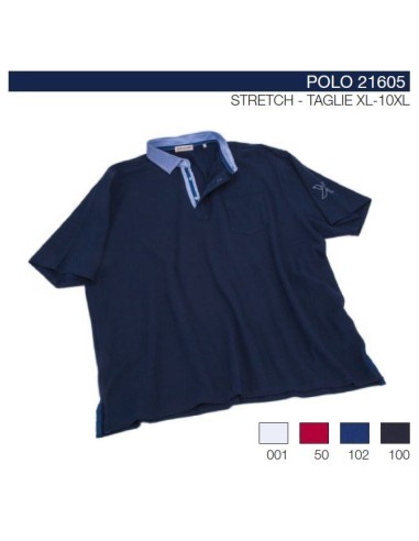 Polo mezze maniche 21605 Maxfort collo camicia